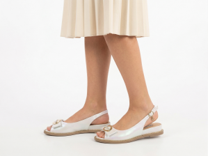 Босоножки Marino Fabiani 8191 nappa/bianco